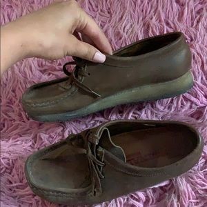 Brown wallabees